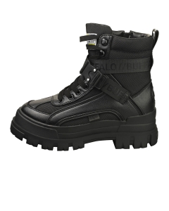 Buffalo ASPHA COM1 VEGAN Women Platform Boots in Black