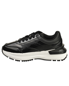 Calvin Klein CHUNKY SNEAKER GLOSSY PATENT Women Casual Trainers in Black