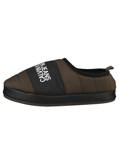 Calvin Klein HOME SHOE SLIPPER Men Slippers Shoes in Black Olive