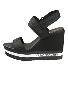 Calvin Klein SLING PES Women Wedge Sandals in Black