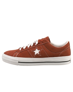 Converse ONE STAR PRO OX Men Fashion Trainers in Red Oak White