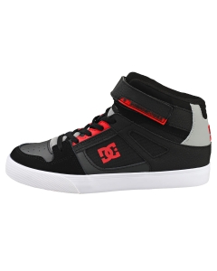 DC Shoes PURE HIGH-TOP EV Kids Casual Trainers in Black Red