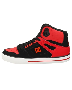 DC Shoes PURE HIGH-TOP WC Men Casual Trainers in Red Black
