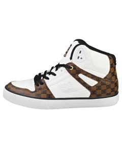 DC Shoes PURE HIGH-TOP WC SE SN Men Fashion Trainers in White Brown