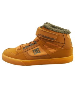 DC Shoes PURE HIGH-TOP WNT EV Kids Skate Trainers in Wheat