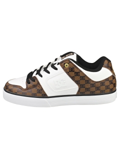 DC Shoes PURE SE SN Men Skate Trainers in White Brown