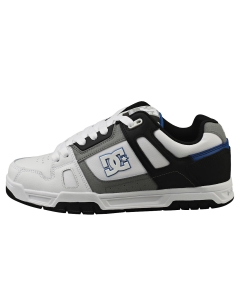 DC Shoes STAG Men Skate Trainers in White Grey Black