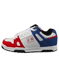 DC Shoes STAG Men Skate Trainers in Red White Blue