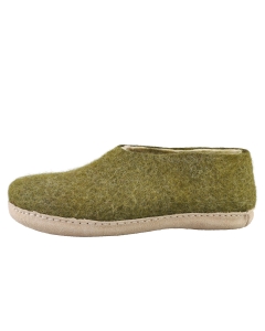 egos copenhagen SHOE MOSS GREEN Unisex Slippers Shoes in Green