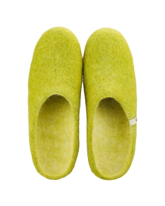 egos copenhagen SLIPPER LIME GREEN Unisex Slippers Shoes in Lime Green