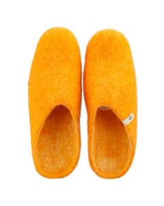 egos copenhagen SLIPPER ORANGE Unisex Slippers Shoes in Orange