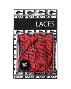Globe FLAT Laces in Red Print