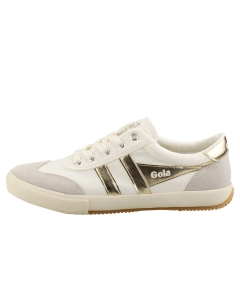 Gola BADMINTON Women Casual Trainers in White Gold