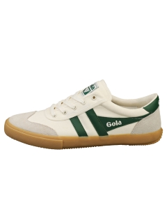 Gola BADMINTON Men Casual Trainers in Off White Green