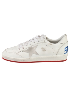 Golden Goose BALL STAR Men Fashion Trainers in White Blue