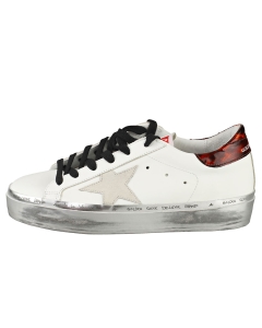 Golden Goose HI STAR CLASSC WITH LIST Women Platform Trainers in White Ice Silver