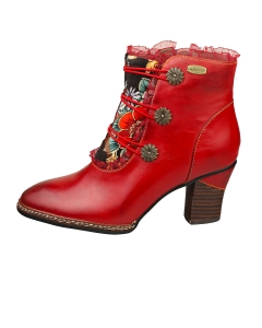 Laura Vita AMCELIAO Women Ankle Boots in Red