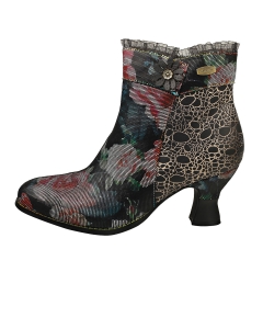 Laura Vita GICGASO Women Ankle Boots in Black Multicolour