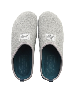 Mercredy SLIPPER FLAT BLUE Unisex Slippers Shoes in Grey Blue