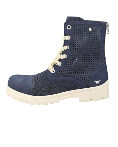 Mustang BACK ZIP BOOTS Women Ankle Boots in Dark Blue