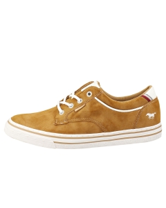Mustang LACE UP LOW TOP Men Casual Trainers in Cognac