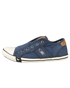 Mustang LOW TOP Women Casual Trainers in Jeans Blue