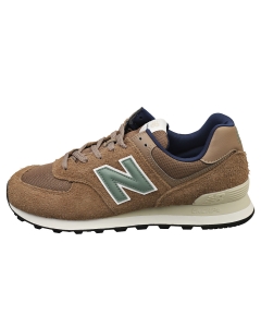 New Balance 574 Unisex Casual Trainers in Brown Blue