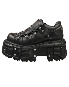New Rock TANK 106 LACE Unisex Platform Boots in Black