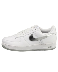 Nike AIR FORCE 1 LOW RETRO Men Fashion Trainers in White Silver