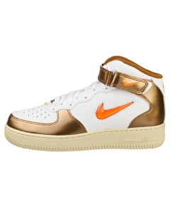 Nike AIR FORCE 1 MID QS Men Fashion Trainers in White Gold