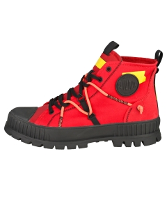 Palladium PALLASHOCK RE-CRAFT Unisex Fashion Boots in Red Black