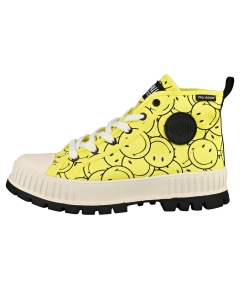 Palladium PALLASHOCK SMILEY Unisex Fashion Boots in Yellow