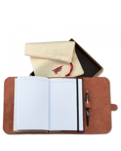 Red Wing LEATHER JOURNAL ORO RUSSET Diary Notebook in Red Mahogany