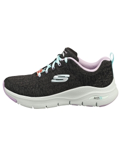 Skechers ARCH FIT Women Fashion Trainers in Black Lavender