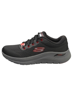 Skechers ARCH FIT 2.0 VEGAN Men Casual Trainers in Black Red