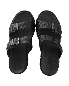 Skechers ARCH FIT FOOTSTEPS Women Walking Sandals in Black