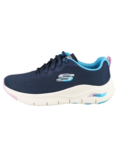 Skechers ARCH FIT VEGAN Women Fashion Trainers in Navy Multicolour