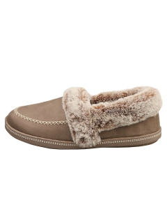 Skechers COZY CAMPFIRE VEGAN Women Slippers Shoes in Taupe