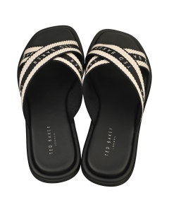 Ted Baker ASHIKA-WEBBING FLAT SANDAL Women Slide Sandals in Black
