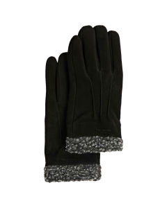 Ted Baker NUBUCK FLEECE LINED Gloves in Black