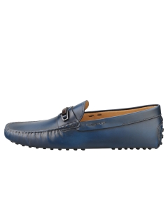 TOD'S MORSETTO CLAMP LEGNO GOMMINI Men Loafer Shoes in Navy
