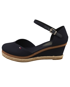 Tommy Hilfiger BASIC CLOSED TOE MID WEDGE Women Wedge Sandals in Space Blue