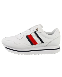 Tommy Hilfiger CORPORATE LIFESTYLE SNEAKER Women Casual Trainers in White Navy Red