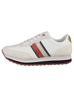 Tommy Hilfiger CORPORATE SEQUINS RUNNER Women Fashion Trainers in White