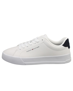 Tommy Hilfiger COURT Men Casual Trainers in White Navy