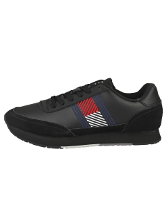 Tommy Hilfiger ESSENTIAL RUNNER FLAG Men Casual Trainers in Black