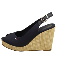 Tommy Hilfiger ICONIC ELENA SLING BACK Women Wedge Sandals in Space Blue