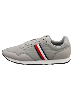 Tommy Hilfiger LO RUNNER MIX Men Casual Trainers in Antique Silver