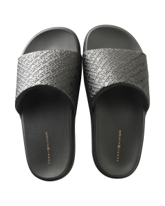 Tommy Hilfiger PLATFORM POOL SLIDES Women Slide Sandals in Black