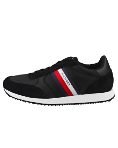 Tommy Hilfiger RUNNER LO MIX RIPSTOP Men Running Trainers in Black